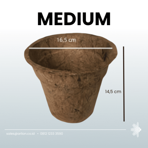 Coco Pot - Coconut Pot Press - Circle Medium